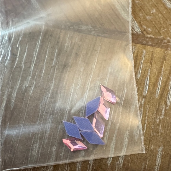 Kurt Geiger London Mini Brixton shoulder bag in pink crystal fabric With Dusty - Picture 8 of 8